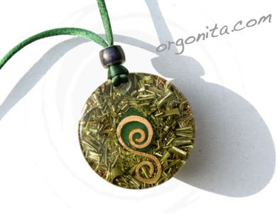 Orgonite pendant, colgante de orgonite,