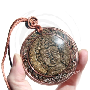 BUDA BRONCE - Colgante de Orgonite 3740