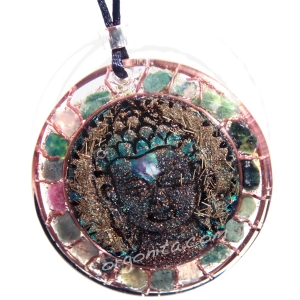 Colgante de Orgonite 3750 - BUDA COLOR - FLOR DE LA VIDA