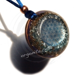 FLOR DE LA VIDA - Colgante de Orgonite 4165