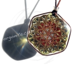 FLOR DE LA VIDA - Colgante de Orgonite 4250