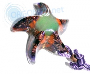 Estrella colgante de Orgonite 6102