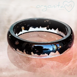 TURMANEGRA - ANILLO Orgonita 2722 - T21 