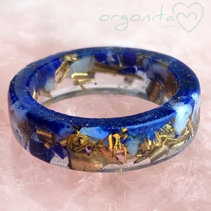 LAPISLAZULI - ANILLO Orgonita 1835 - T16