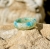 TURQUESA Y ORO - ANILLO Orgonita 6161 - T16 - PIEZA UNICA