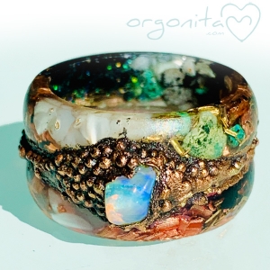 OPALO - ANILLO Orgonita 5677 - T18