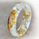 MADREPERLA & GOLD - ANILLO Orgonita 3580- T19 - PIEZA UNICA