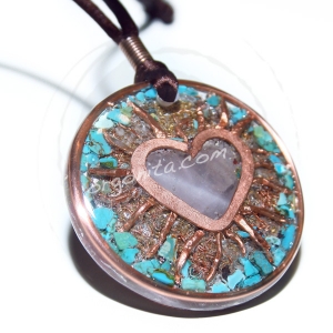 ♡ CORAZON - Colgante de Orgonite 8059