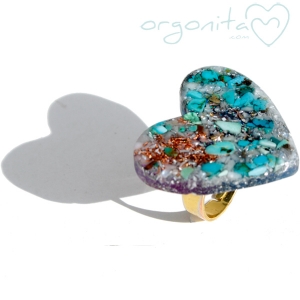 ANILLO Orgonita 4935 - PIEZA UNICA