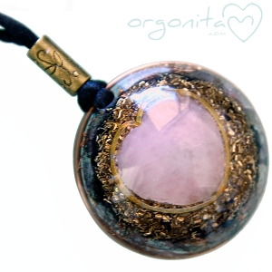 ♡ CUARZO ROSA ♡ - Orgonita 9085