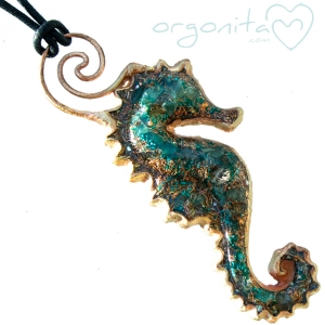 SEAHORSE - Colgante de Orgonita 2362