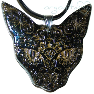 SPHYNX BLACK - Colgante de Orgonita 3680 - PIEZA ÚNICA