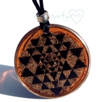 SRI YANTRA - Colgante de Orgonita 9760