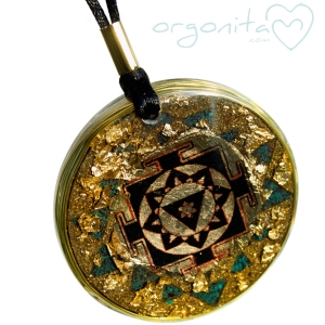 YANTRA GANESHA - Colgante de Orgonite 5050