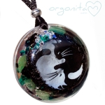 YINYANG CATS - Colgante de Orgonita 3420