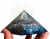 KEOPS - CUARZO AURA en pirámide de Orgonite 9330¡