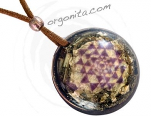 Colgante de Orgonite 0572 - SRI YANTRA