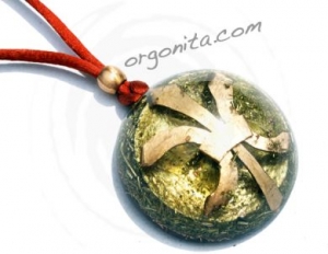 Colgante de Orgonite 9388 - FLOR DE LiS