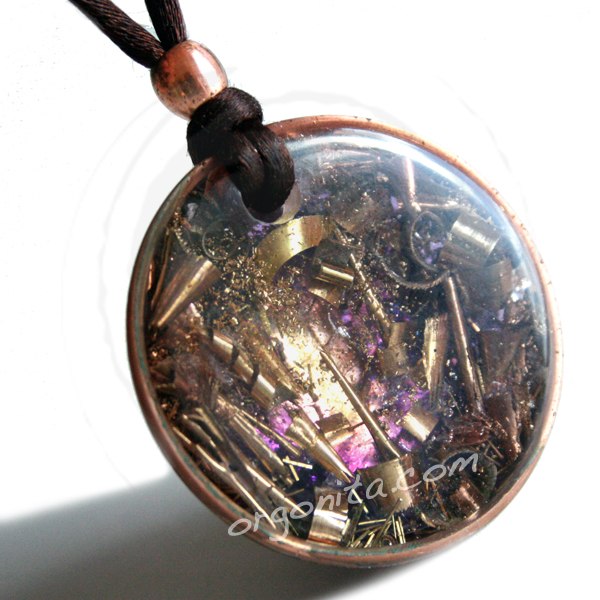 Colgante de Orgonite con Mandala Sri Yantra