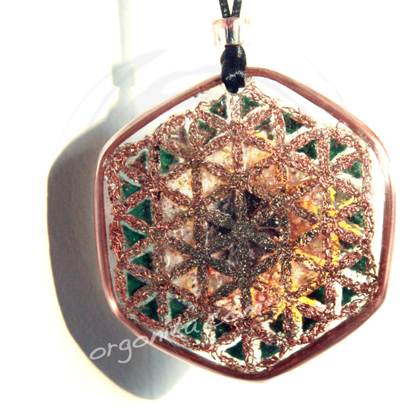 FLOR DE LA VIDA en Orgonita | Orgonite | Comprar Orgonita