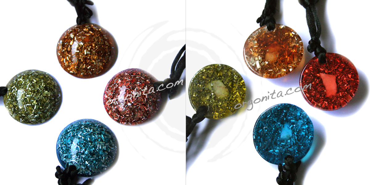 Colgante de Orgonite con Cuarzo Blanco
