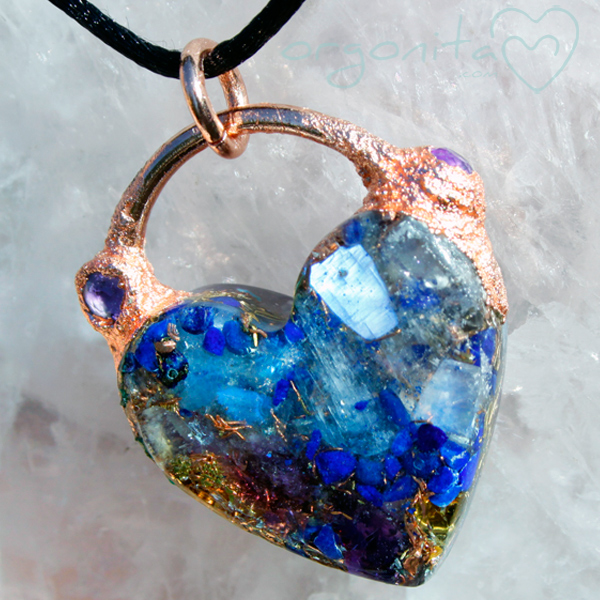 Comprar colgante de ORGONITA con piedra luna