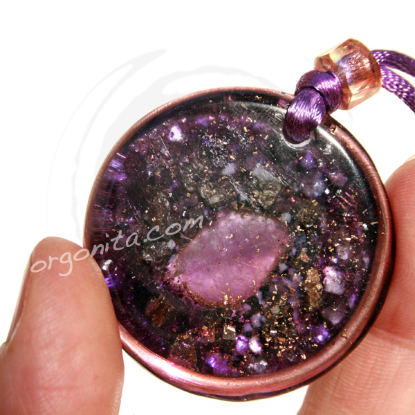 Orgonita con Mandala Loto Arco Iris