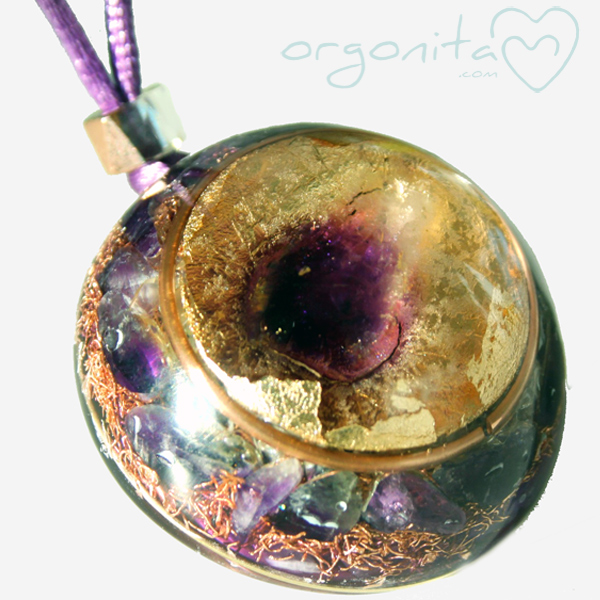 Comprar colgante de ORGONITA con AMATISTA