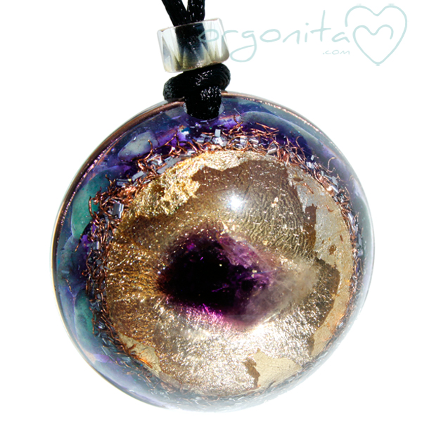 Comprar colgante de ORGONITA con AMATISTA