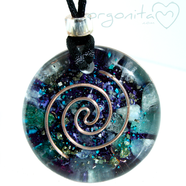 Comprar colgante de ORGONITA con AMATISTA