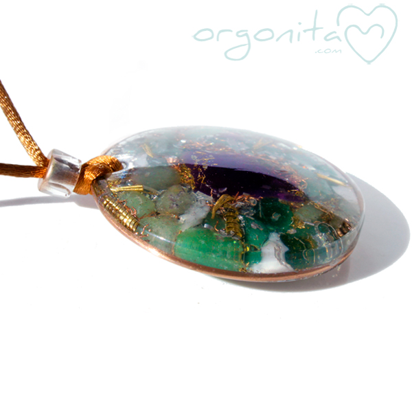 Comprar colgante de ORGONITA con AMATISTA