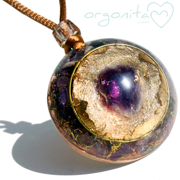 Comprar colgante de ORGONITA con AMATISTA