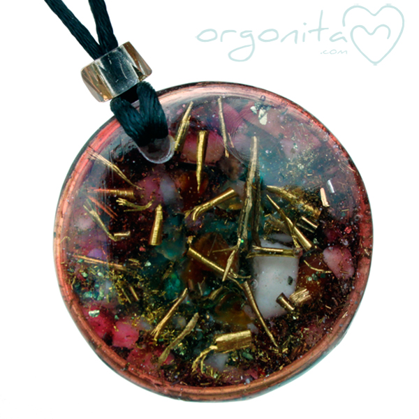 Comprar colgante de ORGONITA con codigos arcturianos SANACION