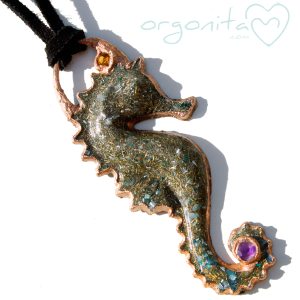 Comprar colgante de ORGONITA electroformado en cobre