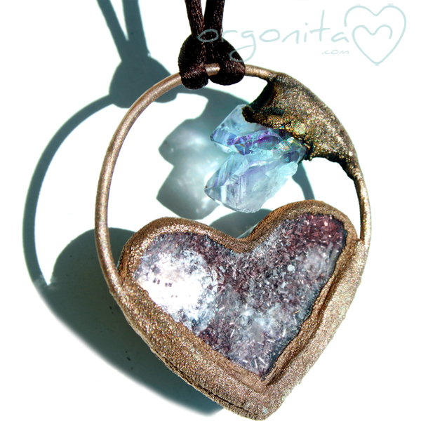 Comprar colgante de ORGONITA con piedra luna