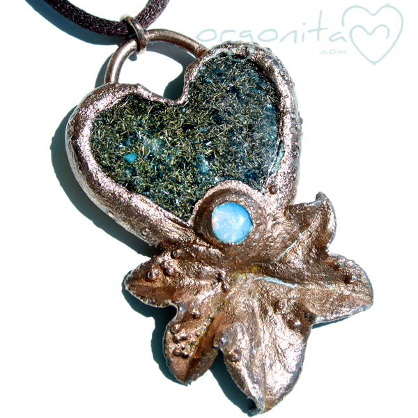 Comprar colgante de ORGONITA con piedra luna