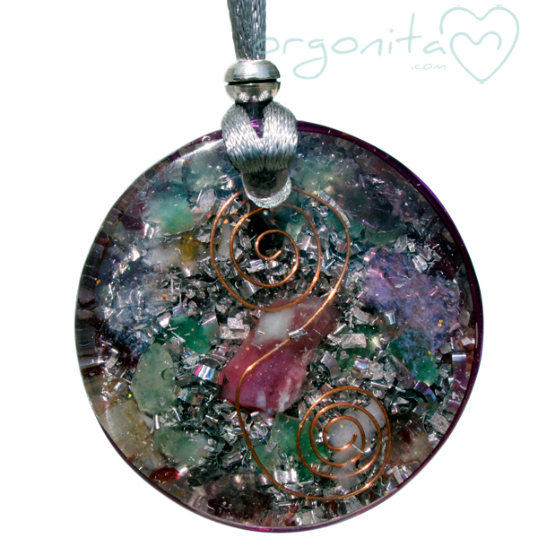Comprar colgante de ORGONITA con AMATISTA