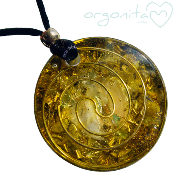 COmprar colgante de Orgonite u ORGONITA con flor natural de Drimia maritima o Urginea maritima