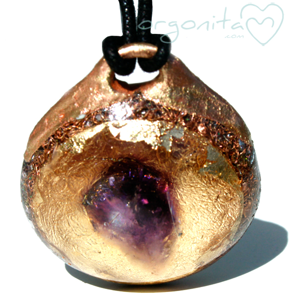 Comprar colgante de ORGONITA con AMATISTA