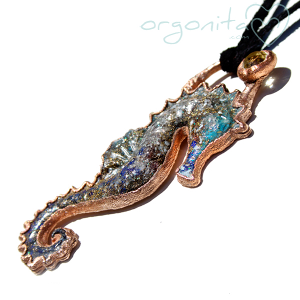 Comprar colgante de ORGONITA electroformado en cobre