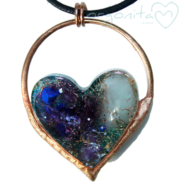 Comprar colgante de ORGONITA con piedra luna