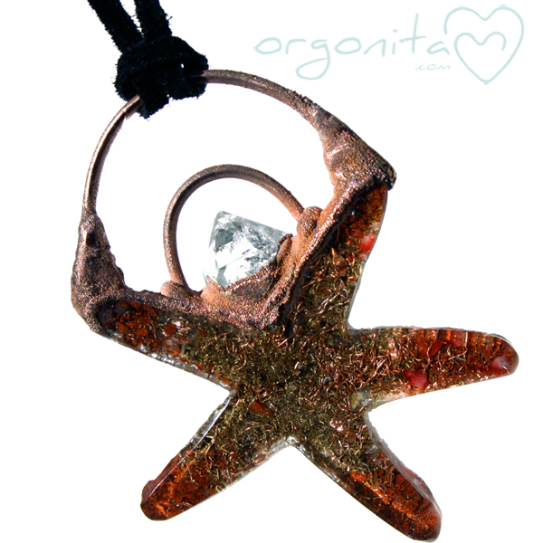 Comprar colgante de ORGONITA electroformado en cobre