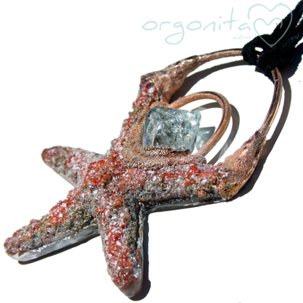 Comprar colgante de ORGONITA electroformado en cobre