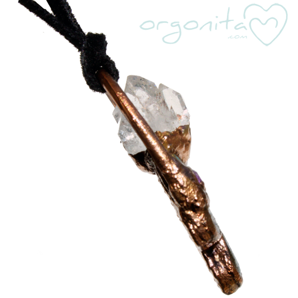 Comprar colgante de ORGONITA electroformado en cobre