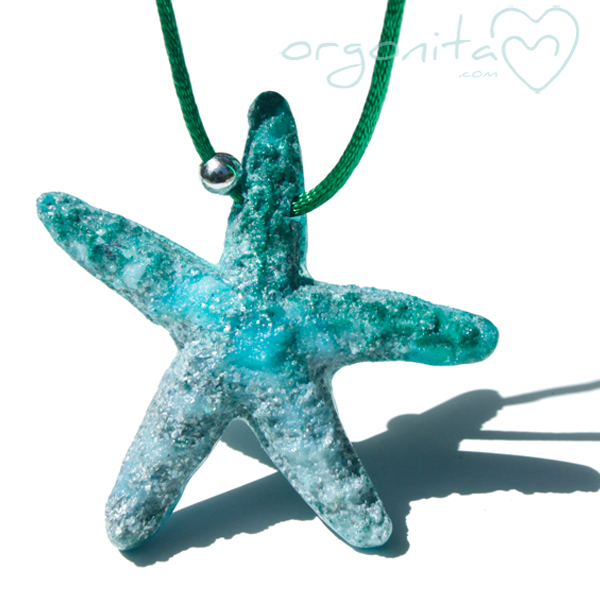 Comprar colgante de ORGONITA con estrella de mar