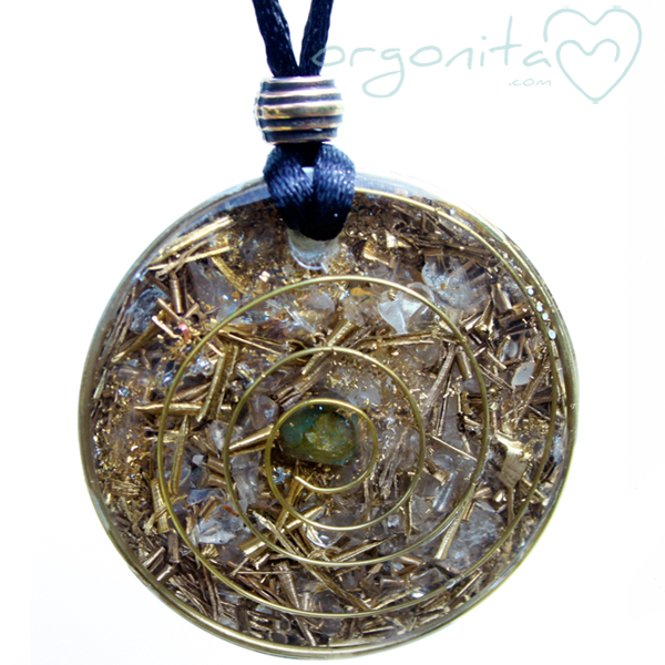 Orgonite de ORGONITA con LABRADORITA Y FLUORITAi