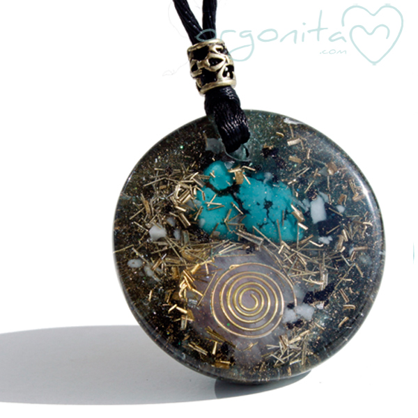 Comprar colgante de ORGONITA con la flor de la vida