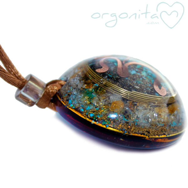 Colgante de Orgonita con vibracion OM