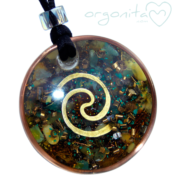 Orgonite de ORGONITA con simbolo SRI YANTRA