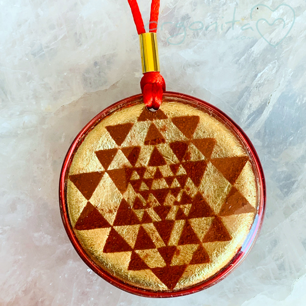Orgonite de ORGONITA con simbolo SRI YANTRA